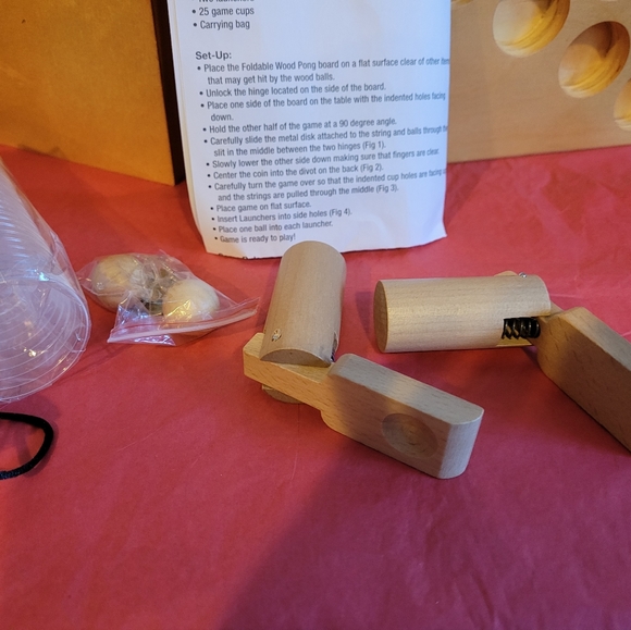 Hammer + Axe Wooden Pong Game - Picture 3 of 8